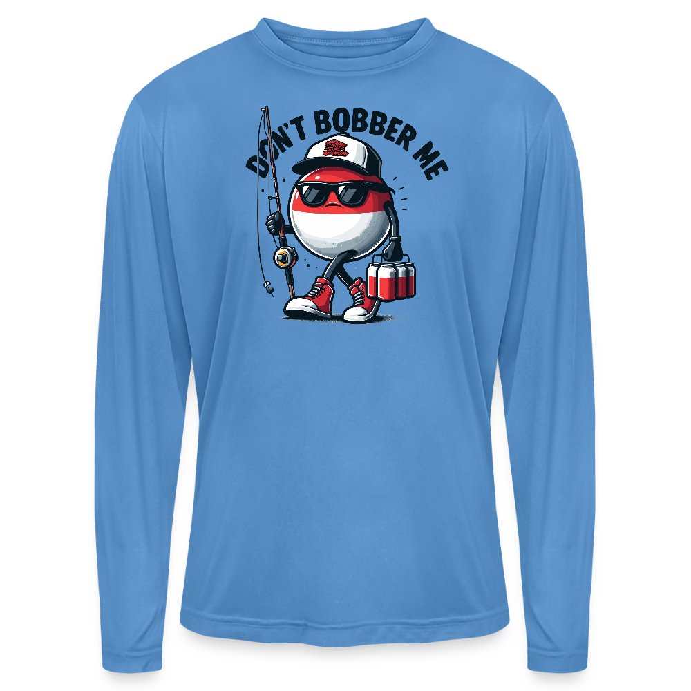 Dont Bobber Me Performance Fishing Long Sleeve Tee - light blue