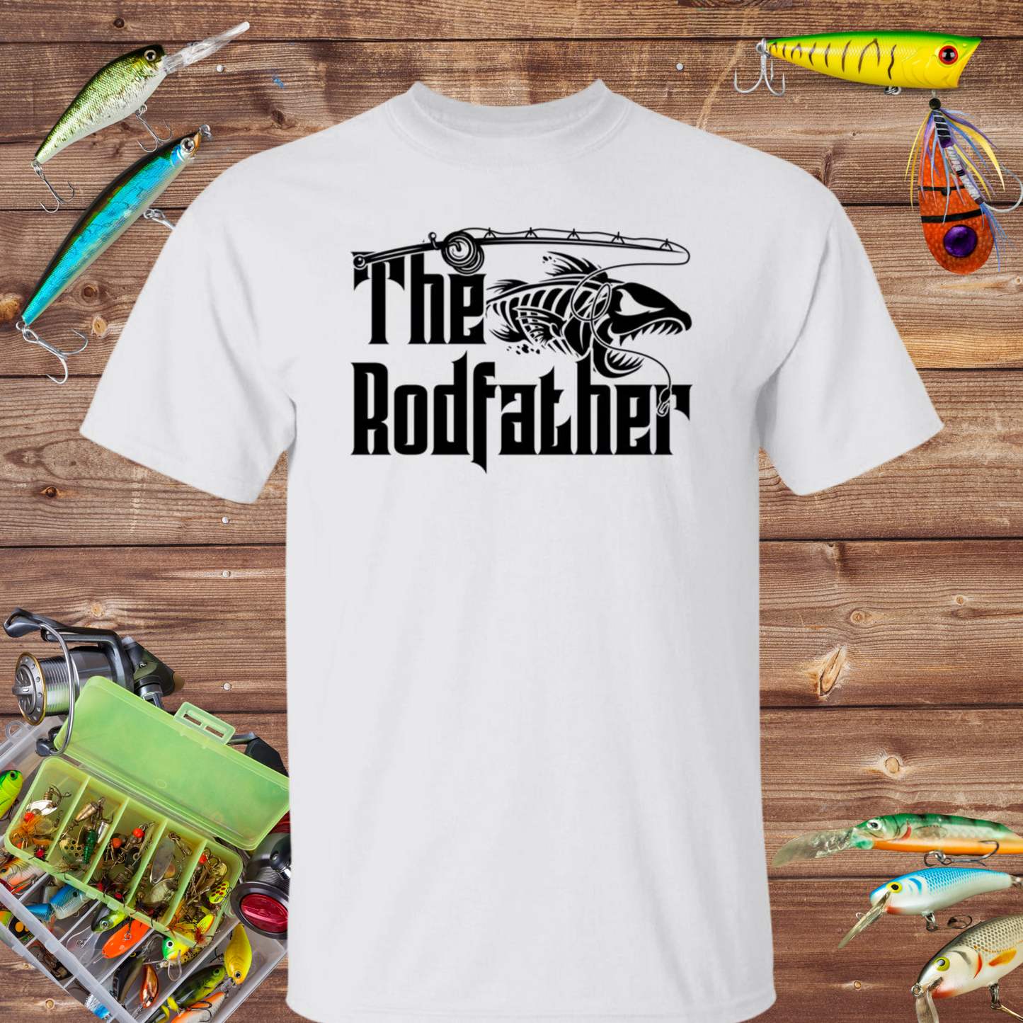The Rodfather Fishing T Shirt