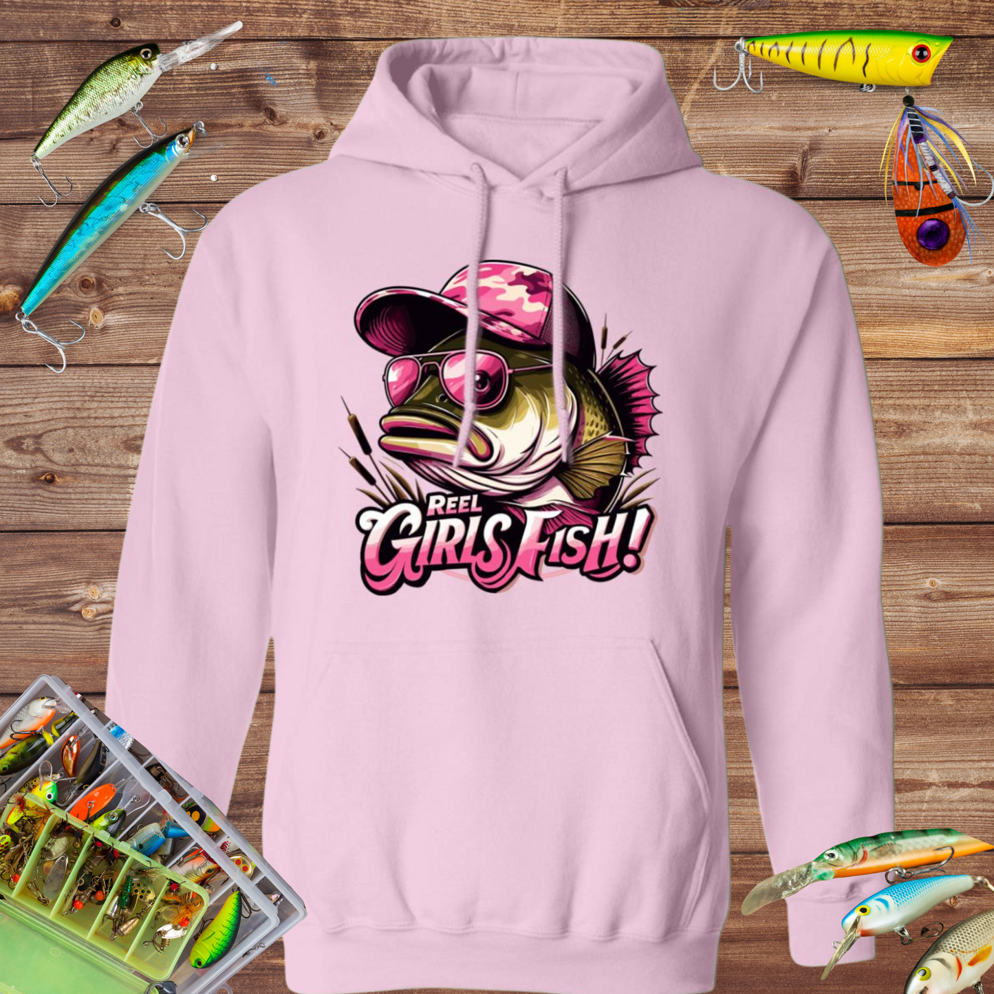 Reel Girls Fish Hoodie
