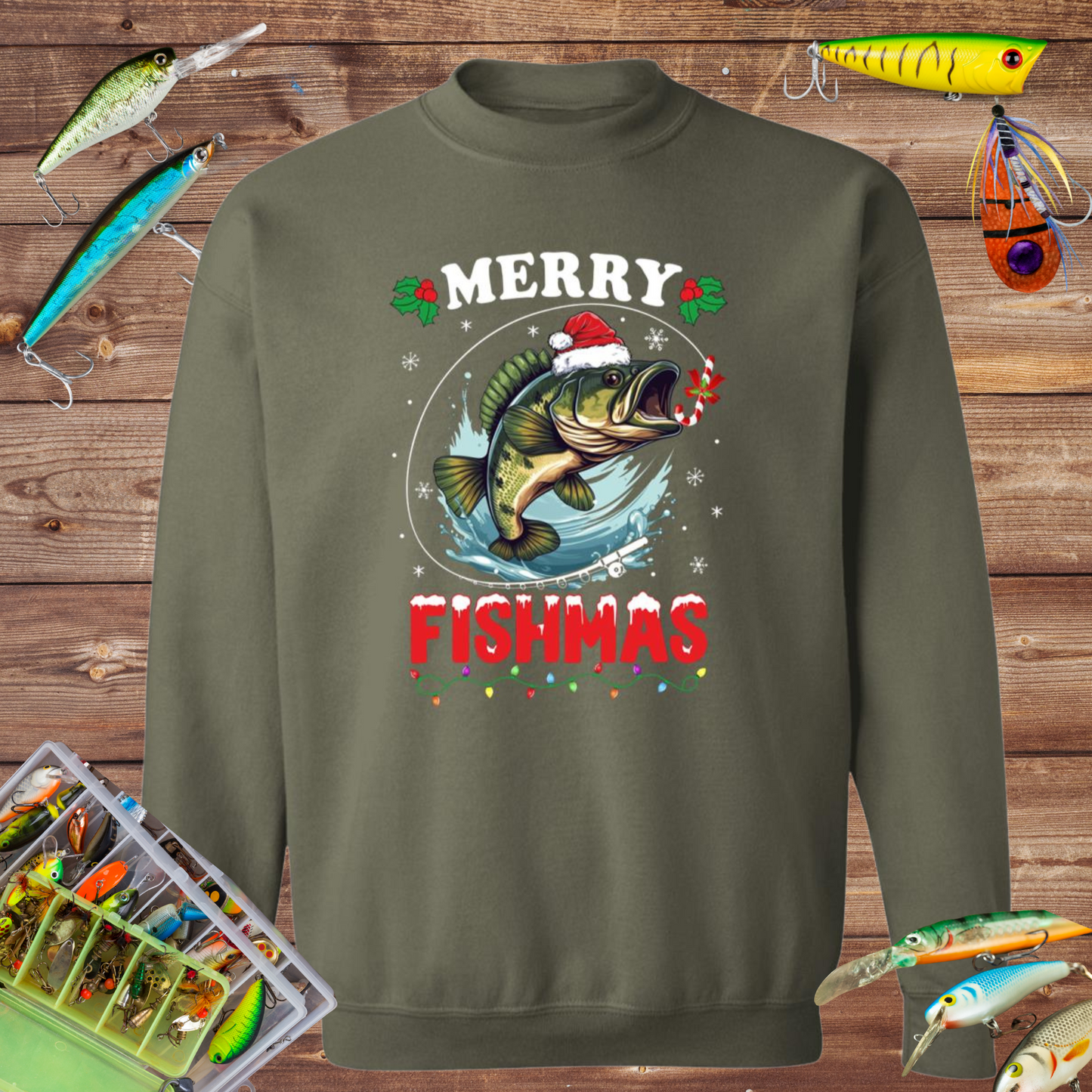 Merry Fishmas Sweatshirt
