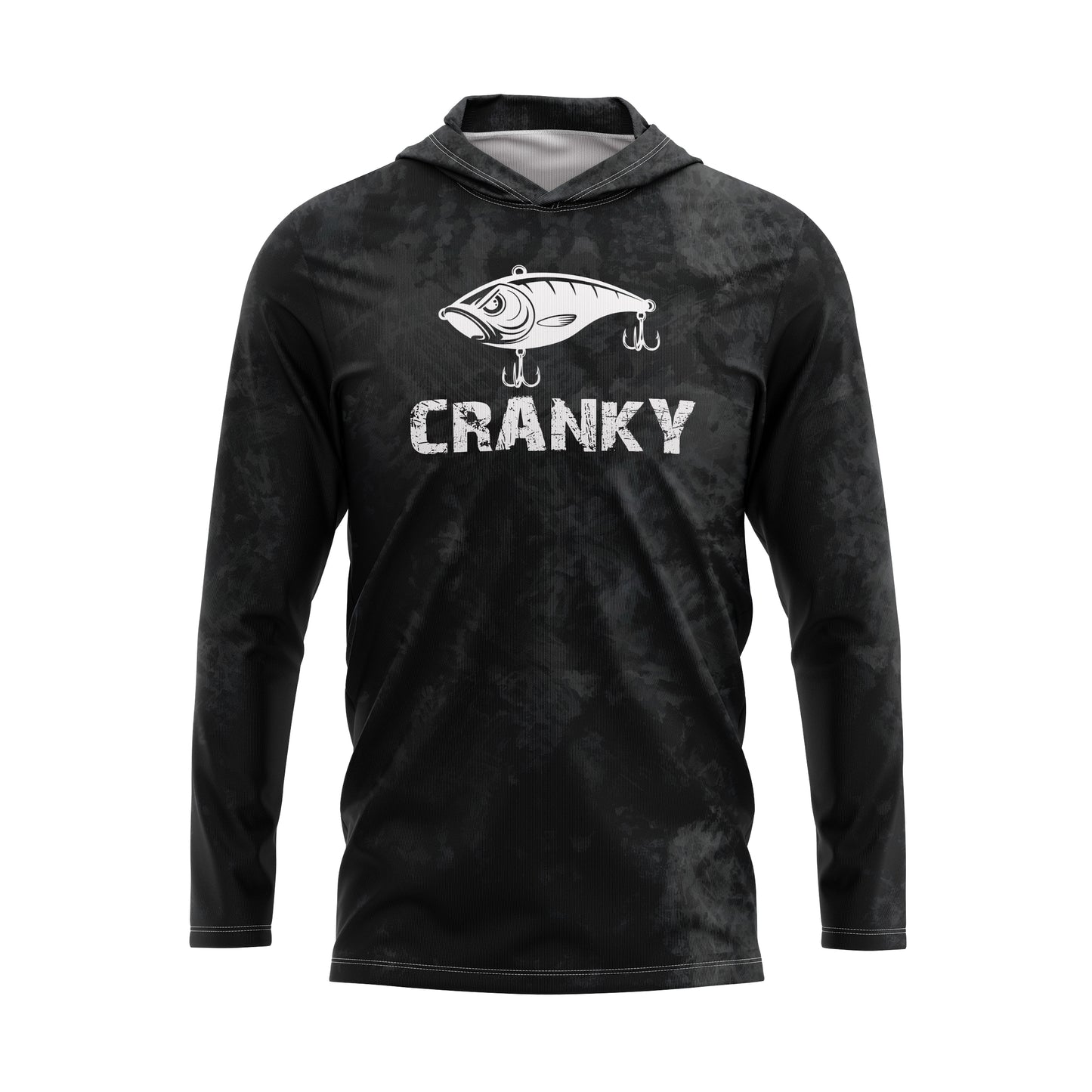 Cranky Crankbait UPF50 Performance Fishing Hoodie