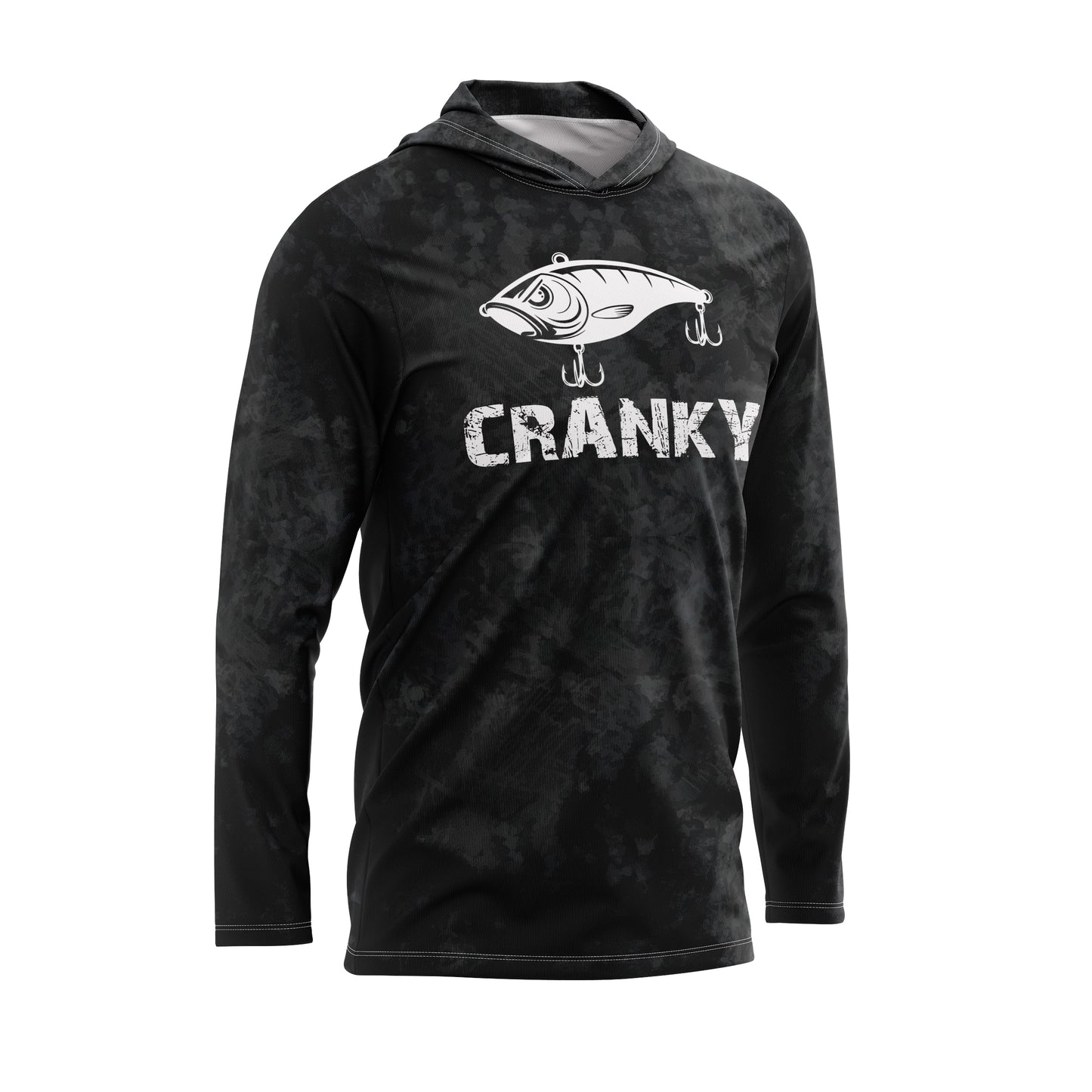 Cranky Crankbait UPF50 Performance Fishing Hoodie