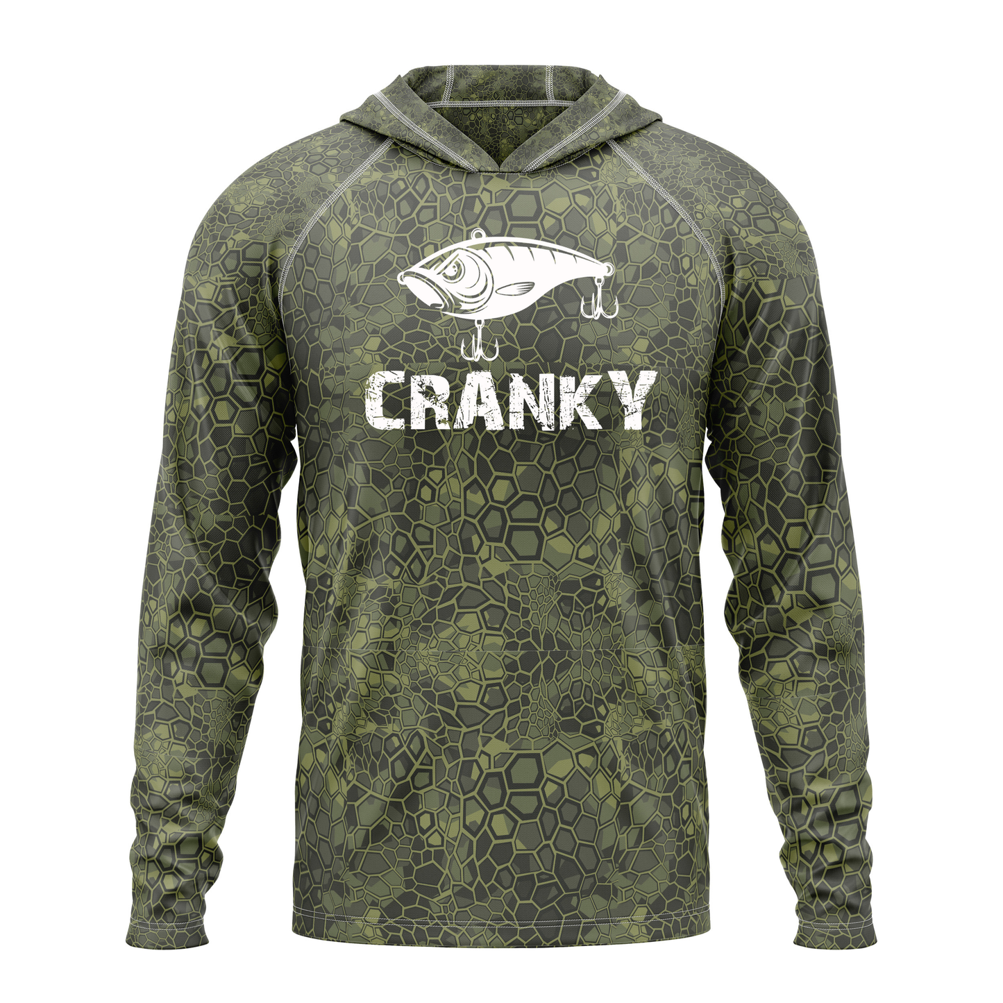 Cranky Crankbait SPF50 Performance Fishing Hoodie