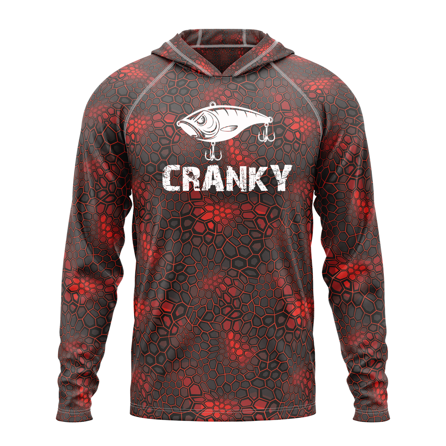 Cranky Crankbait SPF50 Performance Fishing Hoodie