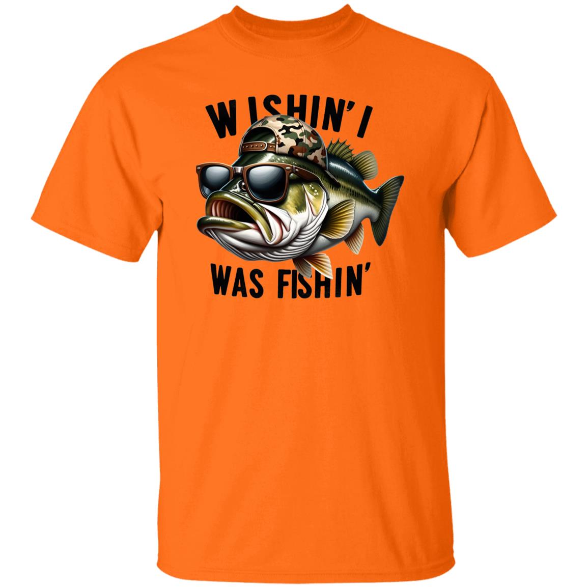 Wishin' I Was Fishing T Shirt