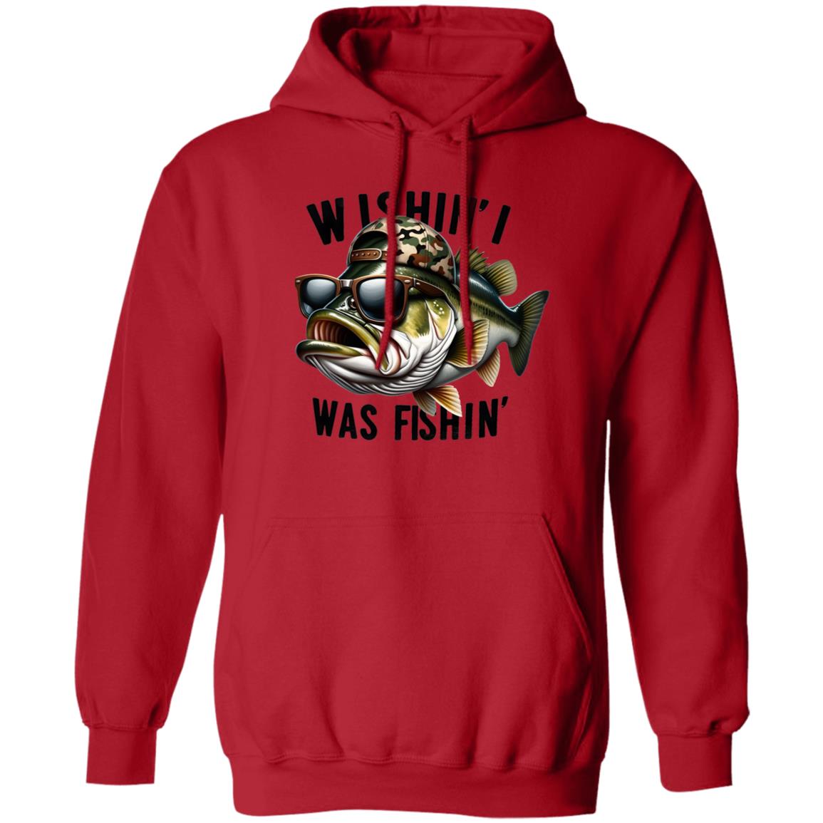 Wishin' I Was Fishing Hoodie