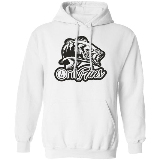 Only Fins Fishing Hoodie (Black Text)