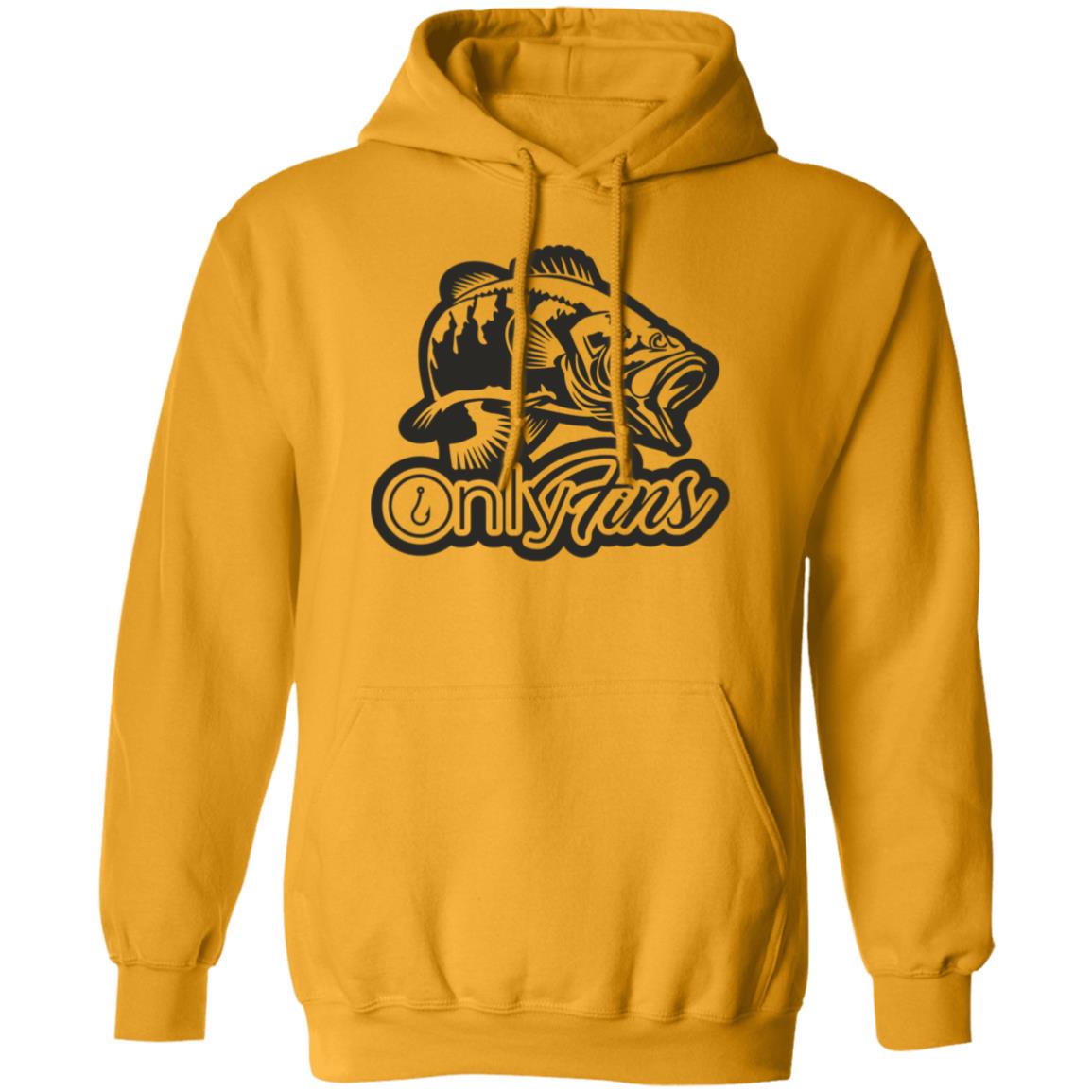Only Fins Fishing Hoodie (Black Text)