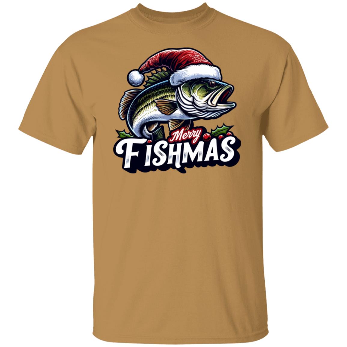 Merry Fishmas Fishing Tee