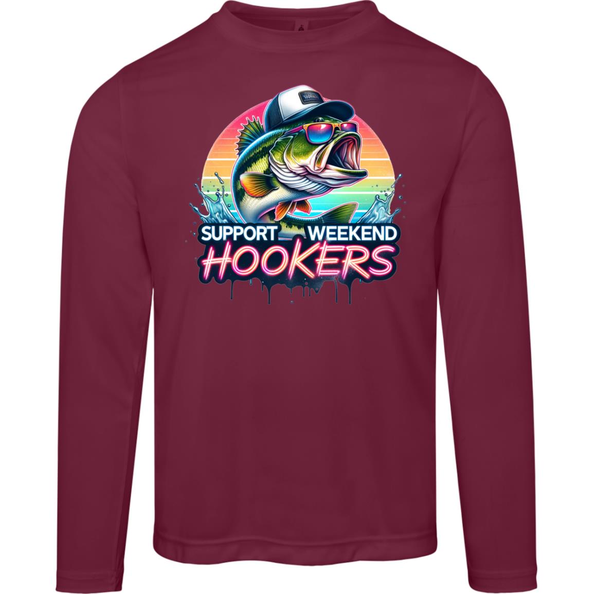 Support Weekend Hookers SPF40 Performance Long Sleeve Tee