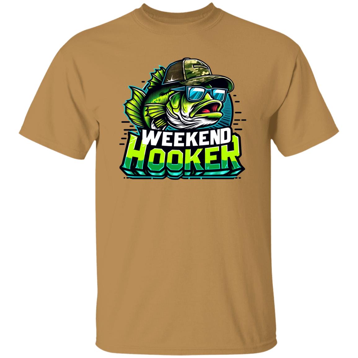 Weekend Hooker Fishing T Shirt