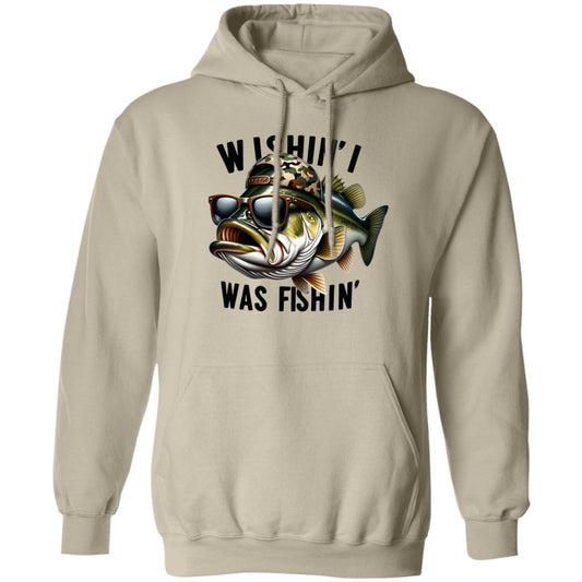 Wishin' I Was Fishing Hoodie