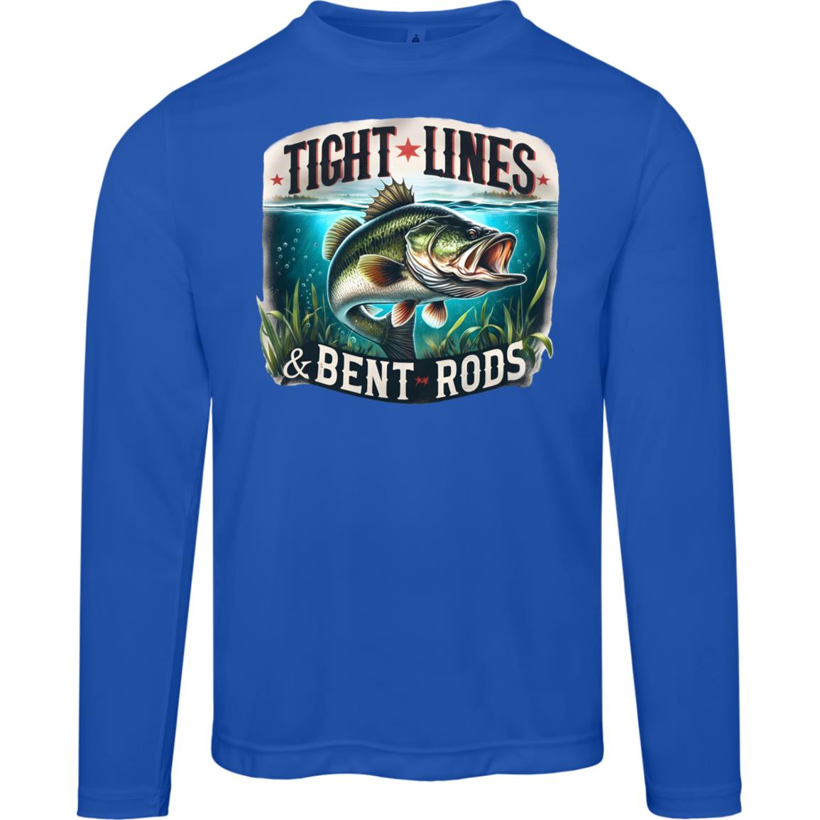 Tight Lines And Bent Rods SPF40 Performance Long Sleeve Tee