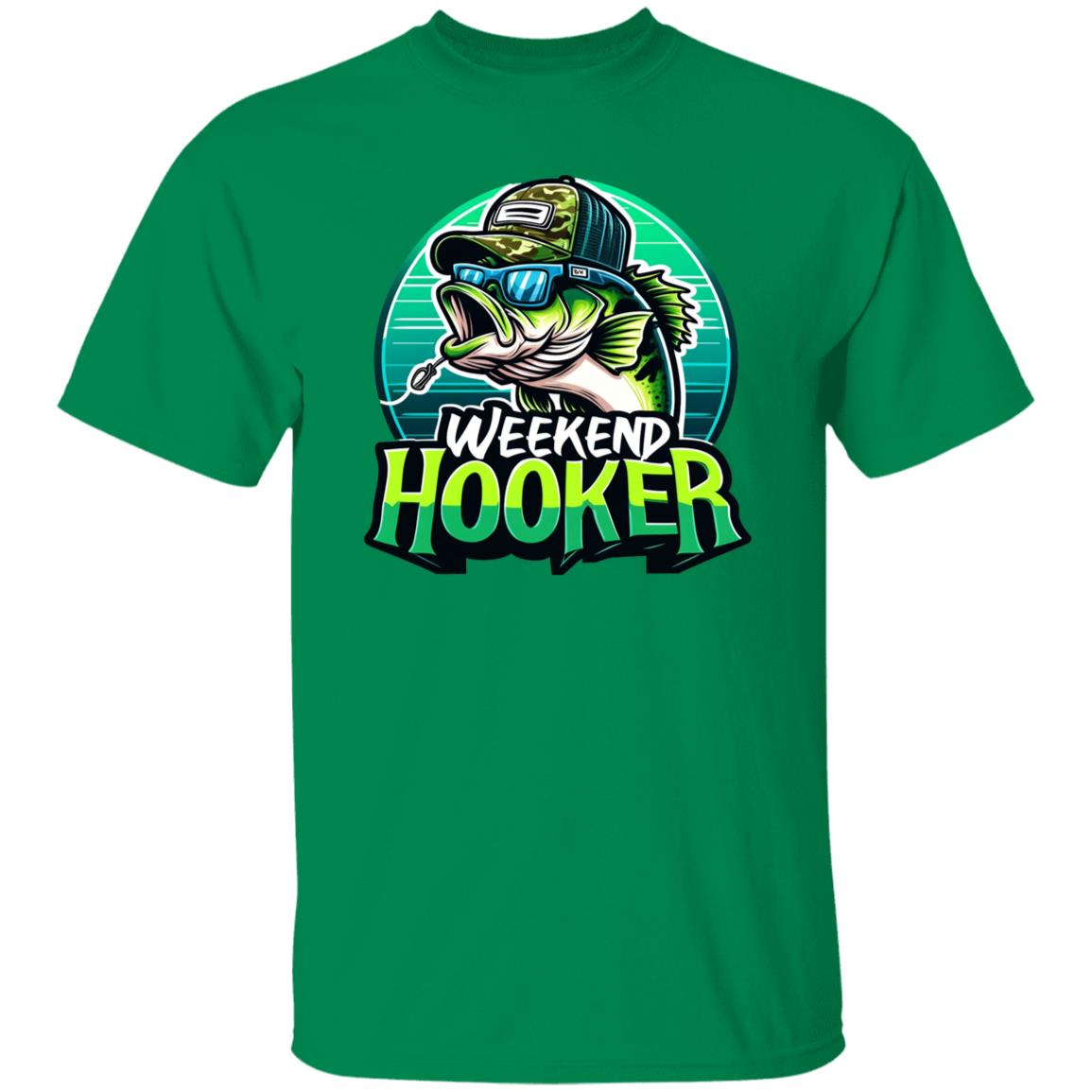 Weekend Hooker Fishing T Shirt
