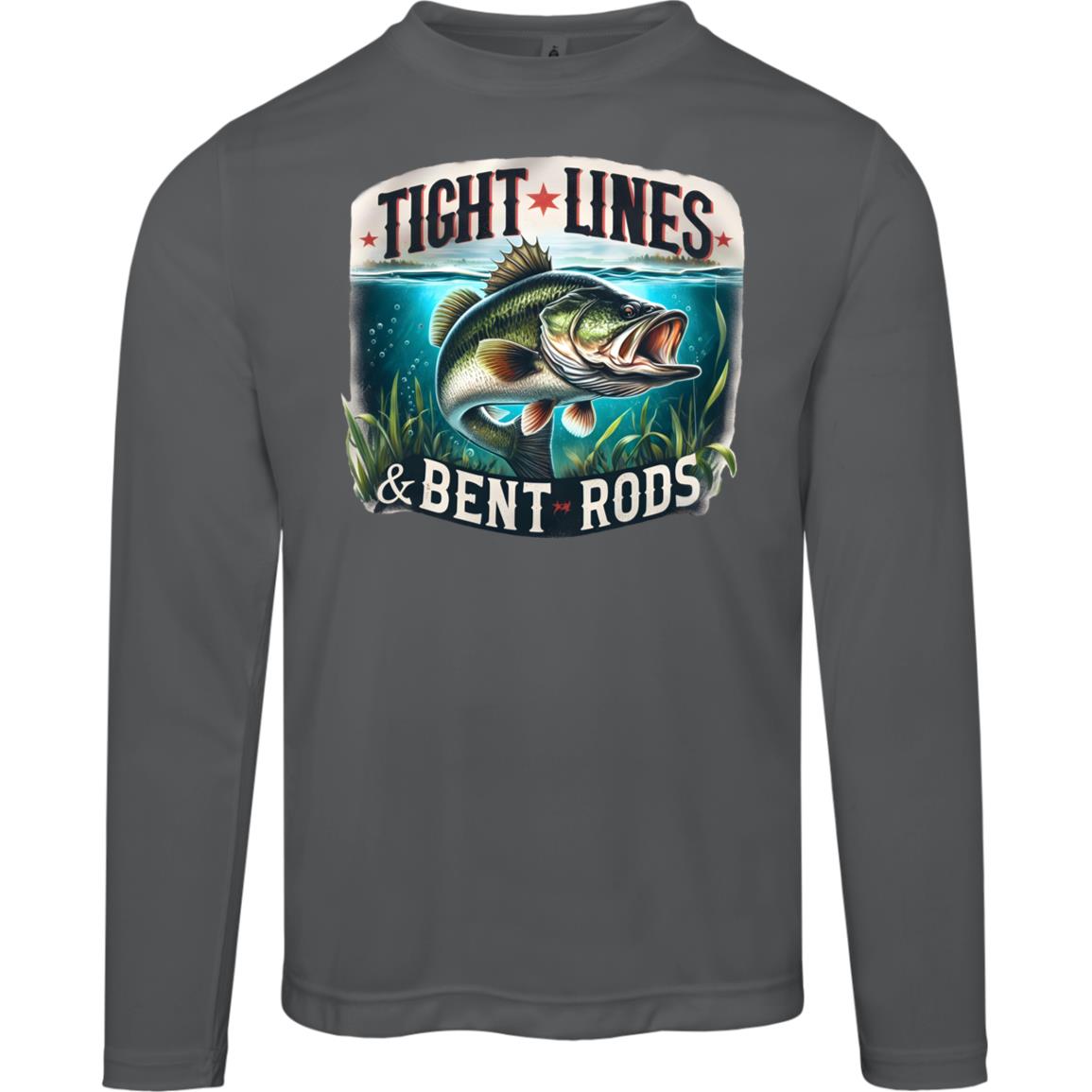 Tight Lines And Bent Rods SPF40 Performance Long Sleeve Tee