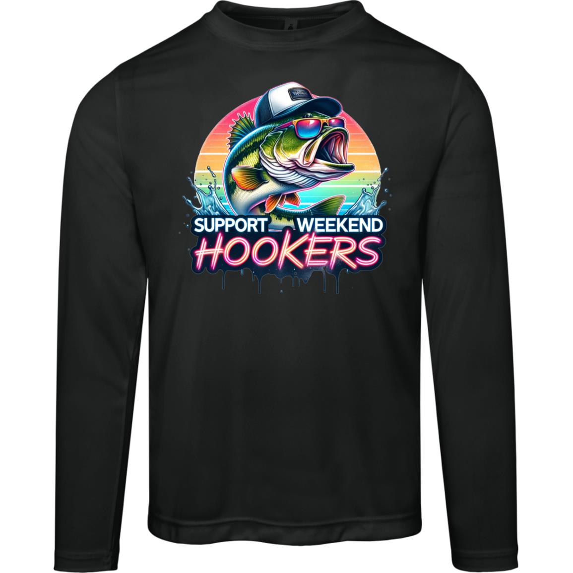 Support Weekend Hookers SPF40 Performance Long Sleeve Tee