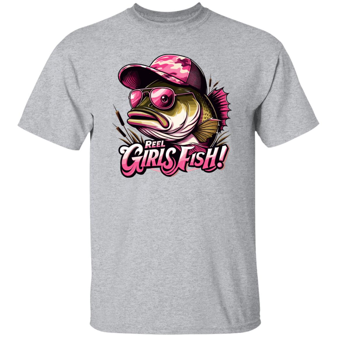 Reel Girls Fish Fishing T Shirt