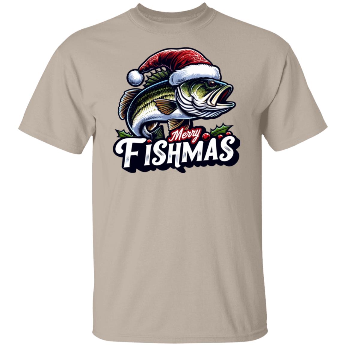 Merry Fishmas Fishing Tee