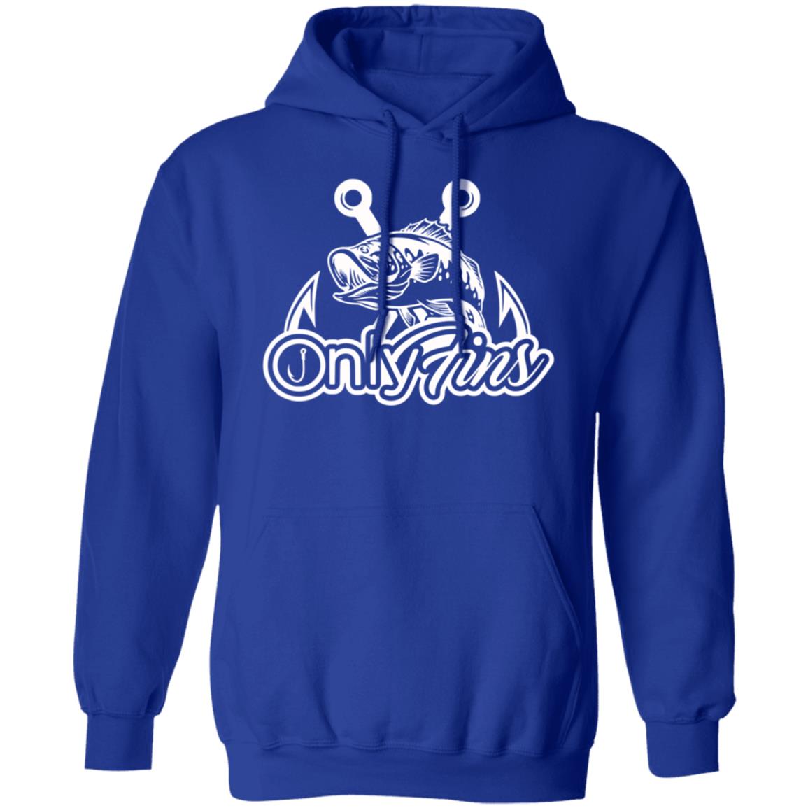 Only Fins Fishing Hoodie (White Text)