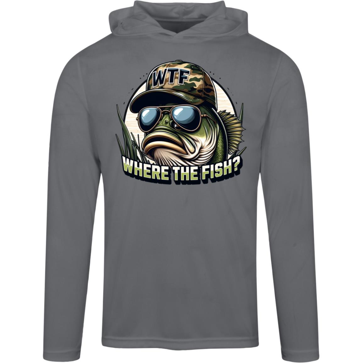 Where The Fish? UPF40 Fishing Hoodie
