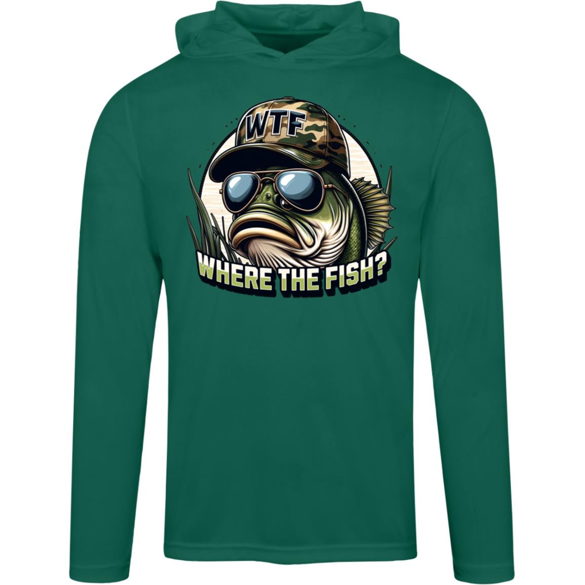 Where The Fish? UPF40 Fishing Hoodie