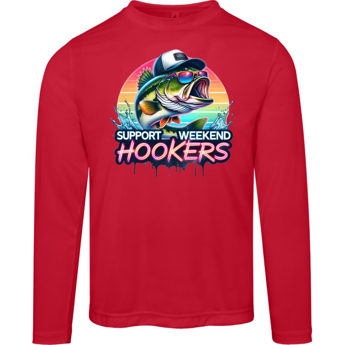 Support Weekend Hookers SPF40 Performance Long Sleeve Tee