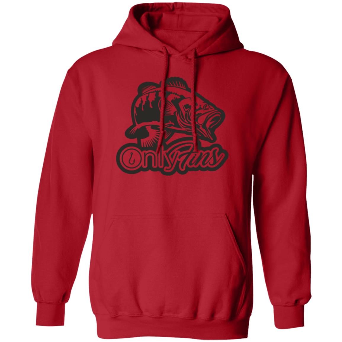 Only Fins Fishing Hoodie (Black Text)