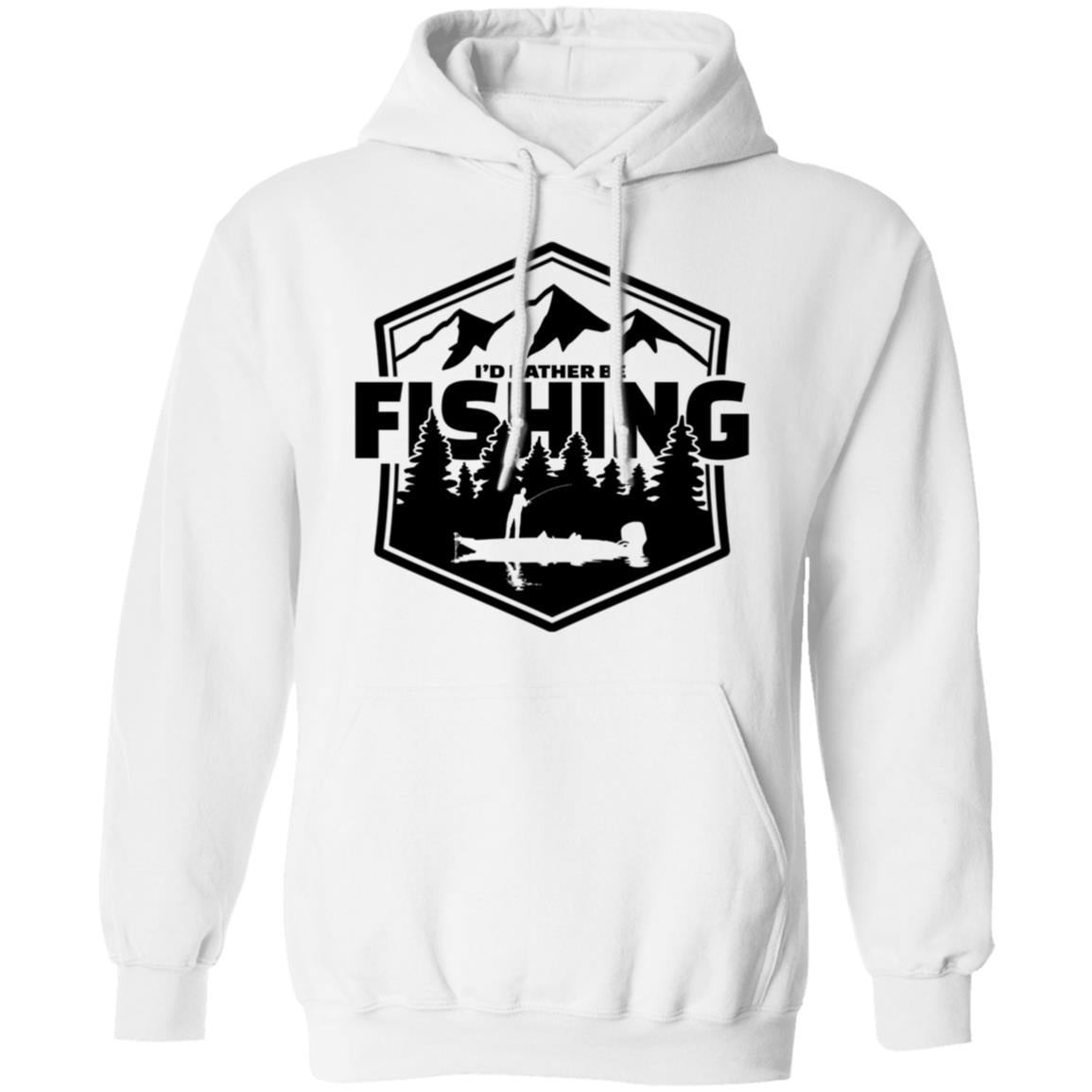 I'd Rather Be Fishing Hoodie