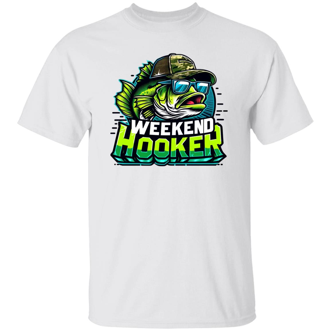 Weekend Hooker Fishing T Shirt