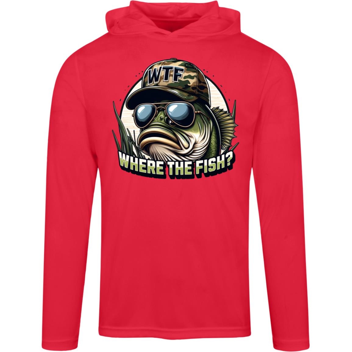 Where The Fish? UPF40 Fishing Hoodie