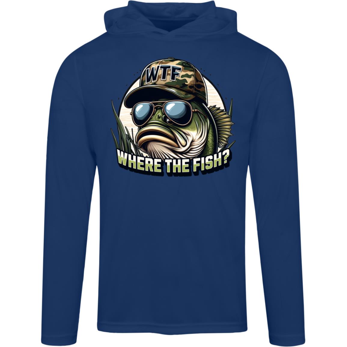 Where The Fish? UPF40 Fishing Hoodie
