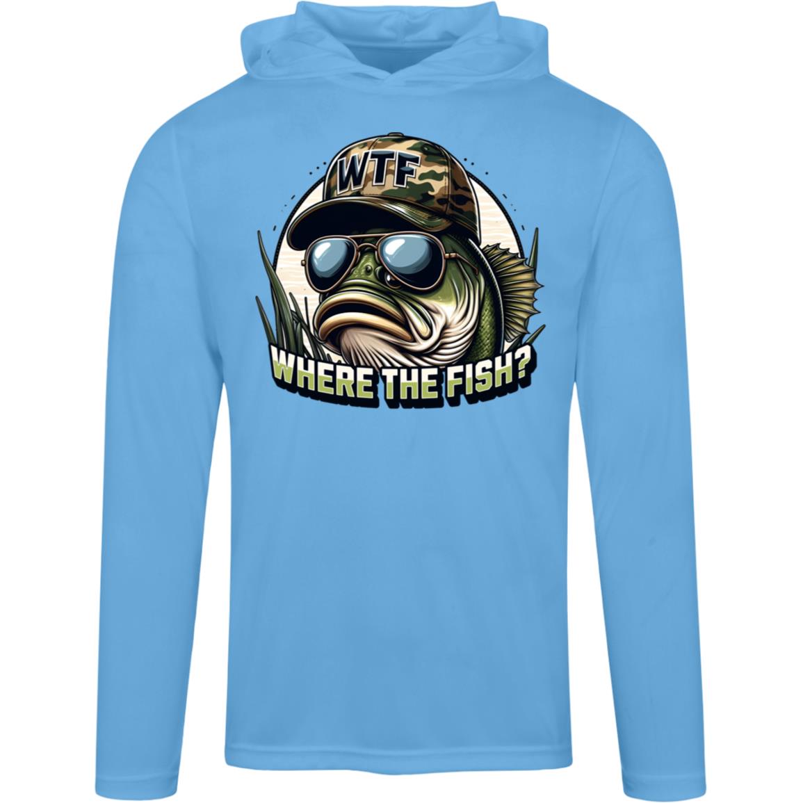 Where The Fish? UPF40 Fishing Hoodie