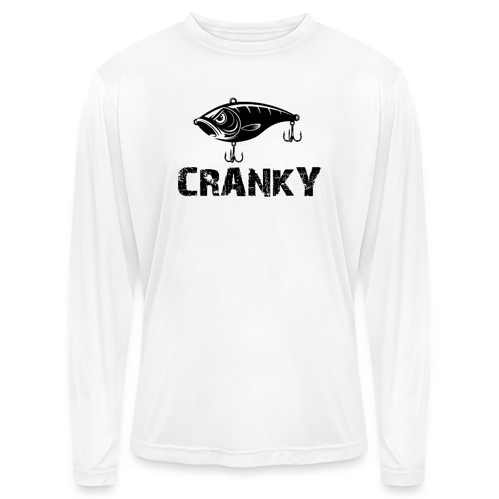 Men's Zone Performance Long-Sleeve T-Shirt - white
