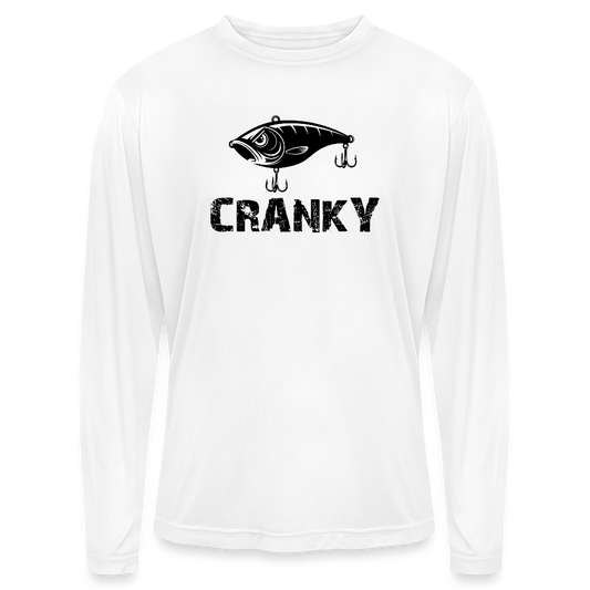 Men's Zone Performance Long-Sleeve T-Shirt - white