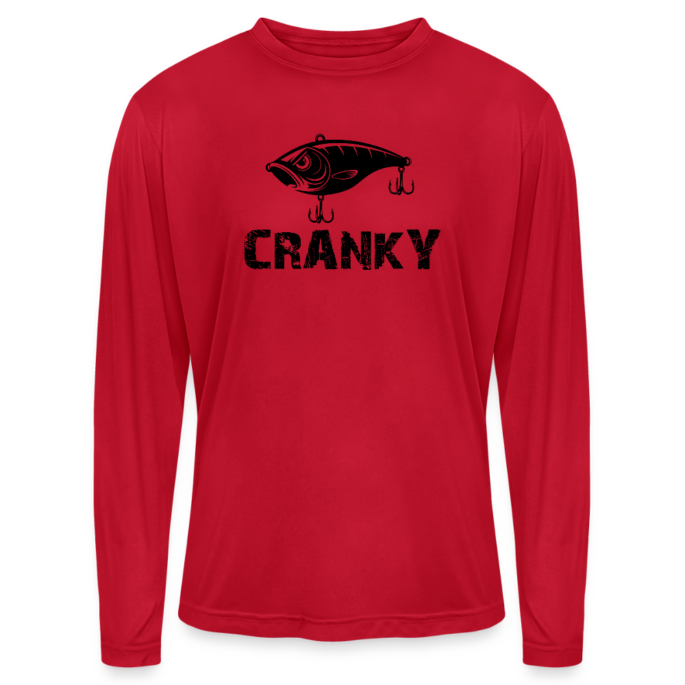 Men's Zone Performance Long-Sleeve T-Shirt - red