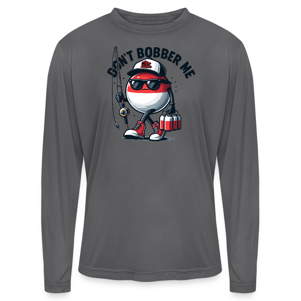 Dont Bobber Me Performance Fishing Long Sleeve Tee - graphite