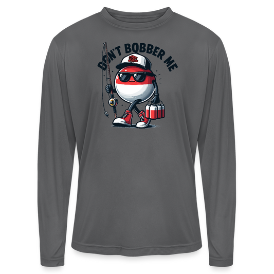 Dont Bobber Me Performance Fishing Long Sleeve Tee - graphite