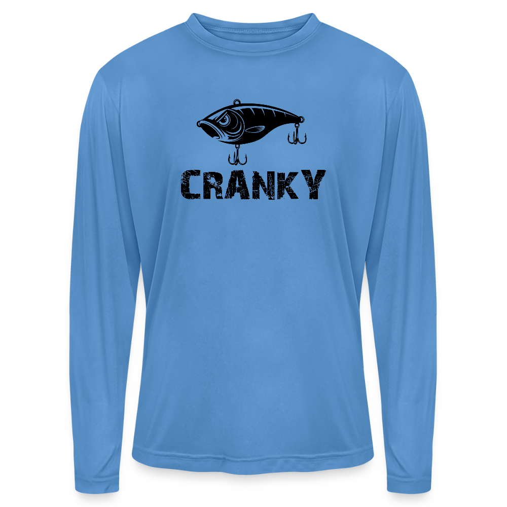 Men's Zone Performance Long-Sleeve T-Shirt - light blue