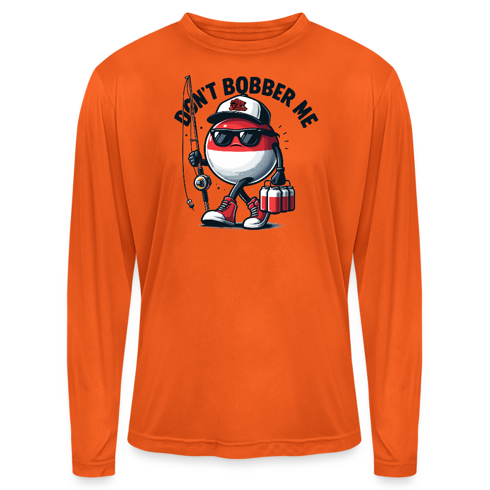 Dont Bobber Me Performance Fishing Long Sleeve Tee - orange
