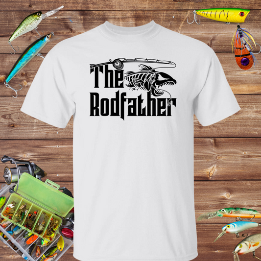 The Rodfather Fishing T Shirt