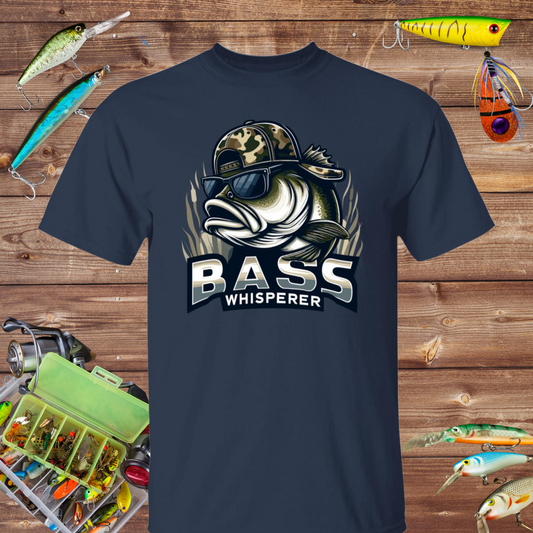 Bass Whisperer Fishing T Shirt