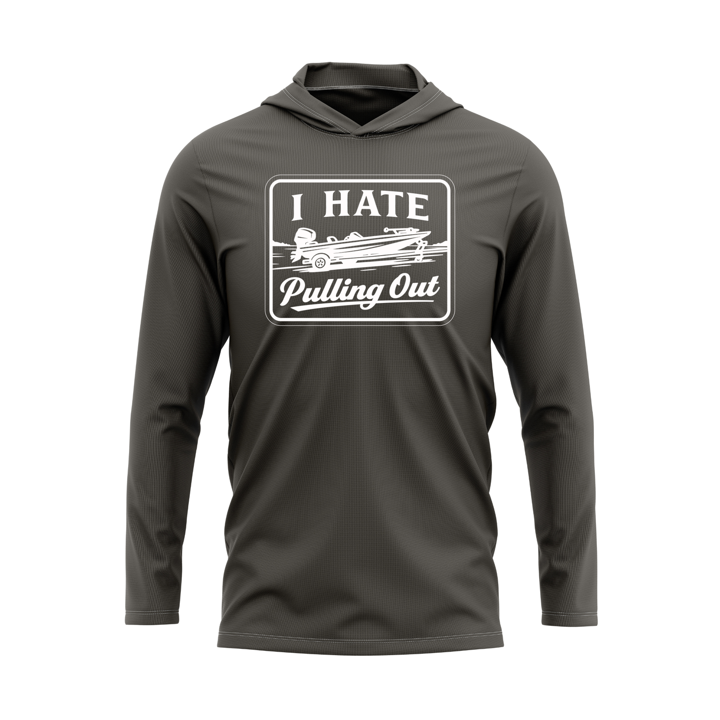 I Hate Pulling Out Performance UPF40 Fishing Hoodie