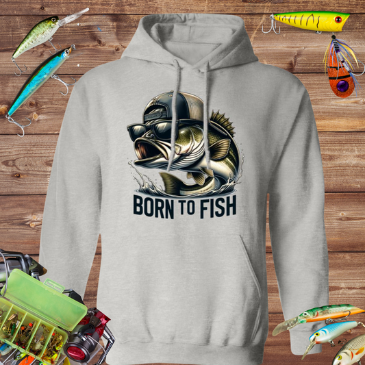 Born To Fish Hoodie