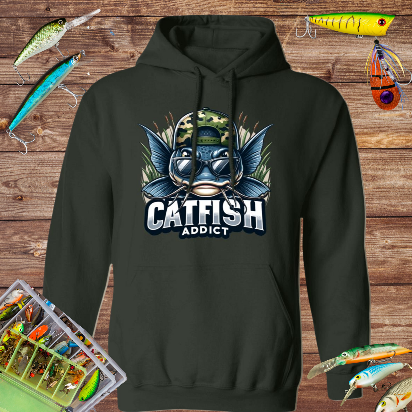 Catfish Addict Hoodie