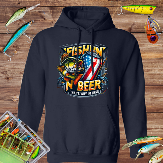 Fishin' N Beer Hoodie