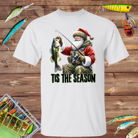 Tis The Season Fishing Tee