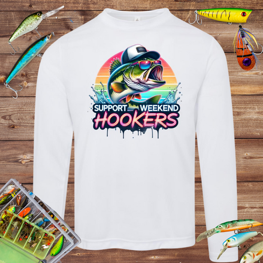 Support Weekend Hookers SPF40 Performance Long Sleeve Tee
