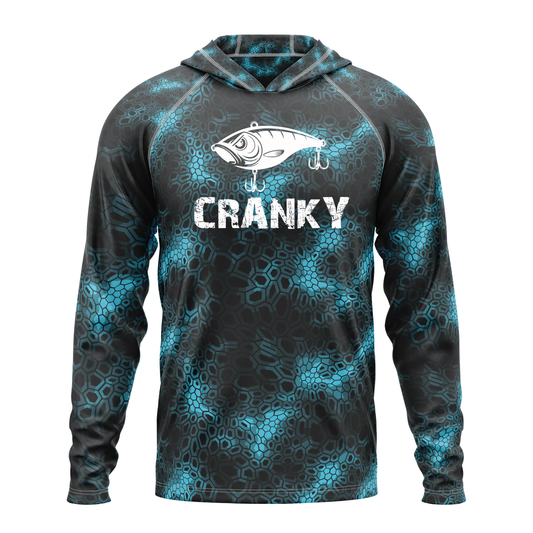 Cranky Crankbait SPF50 Performance Fishing Hoodie