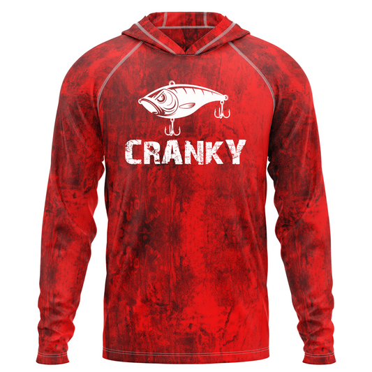 Cranky Crankbait SPF50 Performance Fishing Hoodie