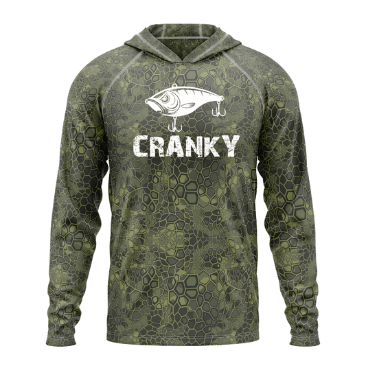 Cranky Crankbait SPF50 Performance Fishing Hoodie